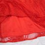 Monsoon Bright Coral Orange Embroidered Mesh Cut-Out Back Midi Dress 18UK/46EU Image 10