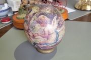 Ostrich egg painted