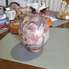 Ostrich egg painted