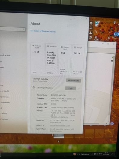 i7 game computer