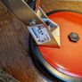 Vintage French Aluminor red desk lamp 1970/80s Image 5