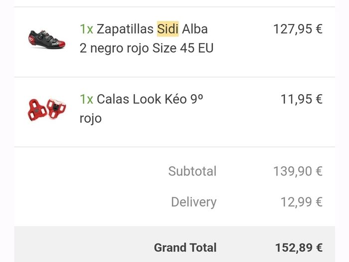 Sidi cycling shoes