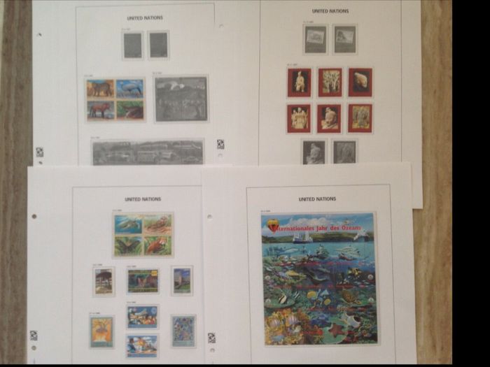 Stamp collection United Nations Vienna