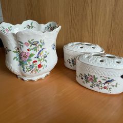 Vintage Aynsley Pembroke Planter and Potpourri Pots.