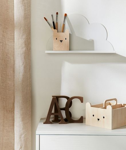 2 Cloud Shaped Wall Shelves