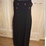 Barisal black maxi dress with roses size UK14/16 EU42/44 Postage included Image 2