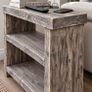 Aged Latin Driftwood effect Sofa Side Table Image 2