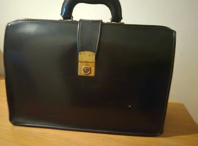 Vintage Cheney England leather bag