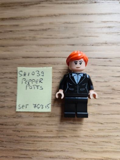 lego sh1039 pepper potts, set 76315
