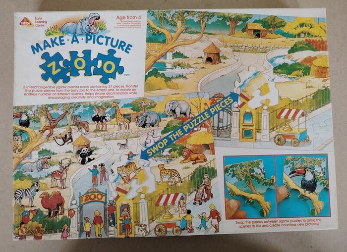 Vintage Children's Jigsaw Puzzle Bundle of 3 sets