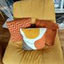 2 Yellow Swivel Armchairs Image 4