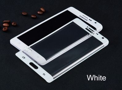Full Curved 3D Tempered Glass Protector For Samsung Note Edge N9150 - White