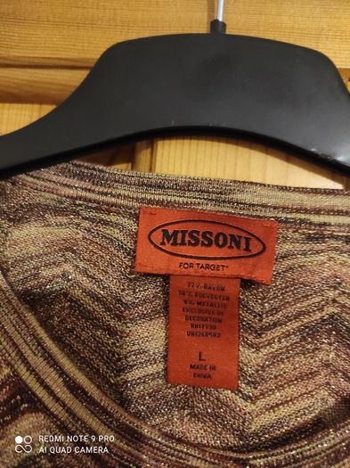Missoni for Target Ladies cardigan size large