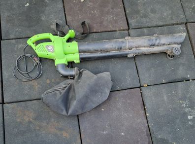 Leaf blower & vacuum electric corded