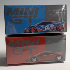 2x MiniGT McLaren F1s