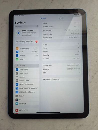 iPad 10th gen
