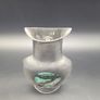 Chinese Porcelain & White Metal Vase 19th Century CHINA Mark Image 8