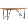 Dining Table 180x90x76 cm Solid Acacia Wood Image 9