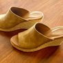New Limited Edition M & S Suede Wedges Image 6