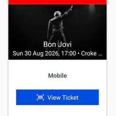 Bon Jovi Dublin 30th Aug mobile tickets x 2