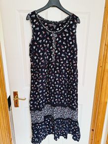 M&S Floral Pattern Dress - Size 18