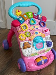 VTech Baby First Steps Baby Walker Pink