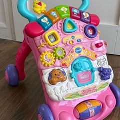 VTech Baby First Steps Baby Walker Pink