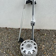 VW hub caps and roof rack