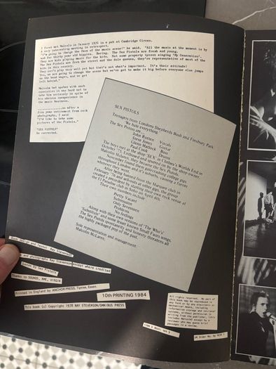 Sex Pistols Book