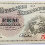 5 Kronor SWEDEN 1952  Banknotes Image 4