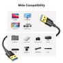 UGREEN Data Transfer USB 3.0 Type A Male to Male SuperSpeed Transfer Cable for External Hard Drive, WD My Cloud, DVD, Laptop Cooler and Blu-ray Disc Player, etc (0.5m) - NEW Image 6