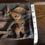 Vintage Wooden carved Wall plaque Horse and plough Image 5