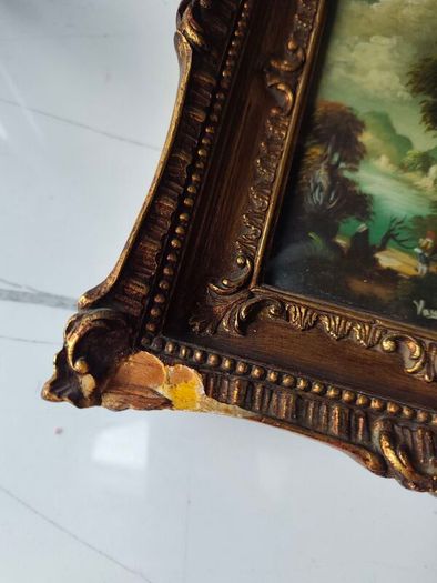 Two oil landscapes signed Van Ros