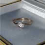 Vintage 14ct Gold 'Queen' Solitaire Image 8
