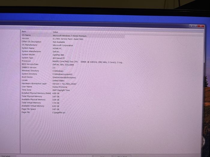 Dell Optiplex 960 Intel CORE 2