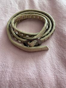 Leather & Stud Ladies Bracelet