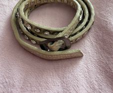 Leather & Stud Ladies Bracelet