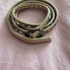 Leather & Stud Ladies Bracelet