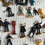 Collection of vintage toy figures trains Image 6