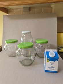 Big Glass Jars X 4
