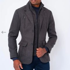 Graphite Zipper Jacket