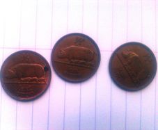 Irish Half Pennies. Various Dates.