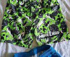 Minecraft boys shorts Converse shorts