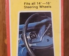 Vintage new old stock steering wheel cover