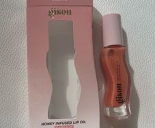 Gisou honey infused lip oil 8ml glazed plum