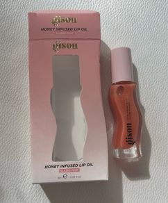 Gisou honey infused lip oil 8ml glazed plum