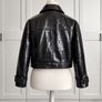 Zara Croc Effect Faux Leather Jacket, Size M, New with tags Image 3