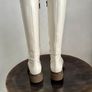 Boots Cream Leather Image 3
