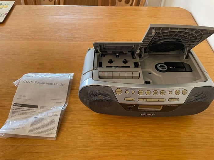 Sony CD Radio/Cassette Recorder CFD-S05