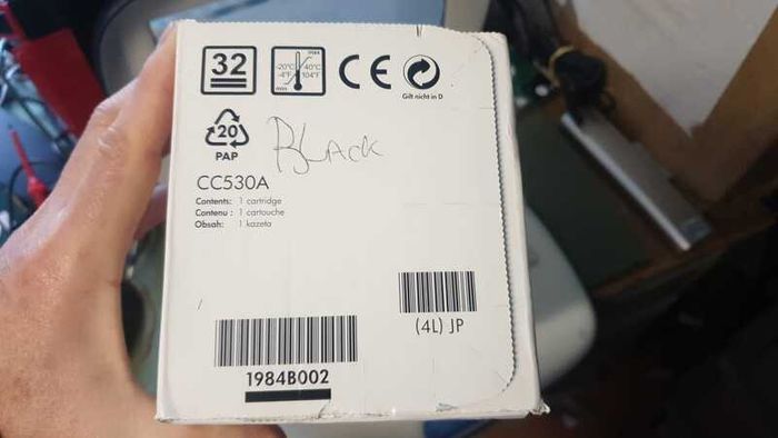 Original HP 304A (CC530A) black toner, new,unopened